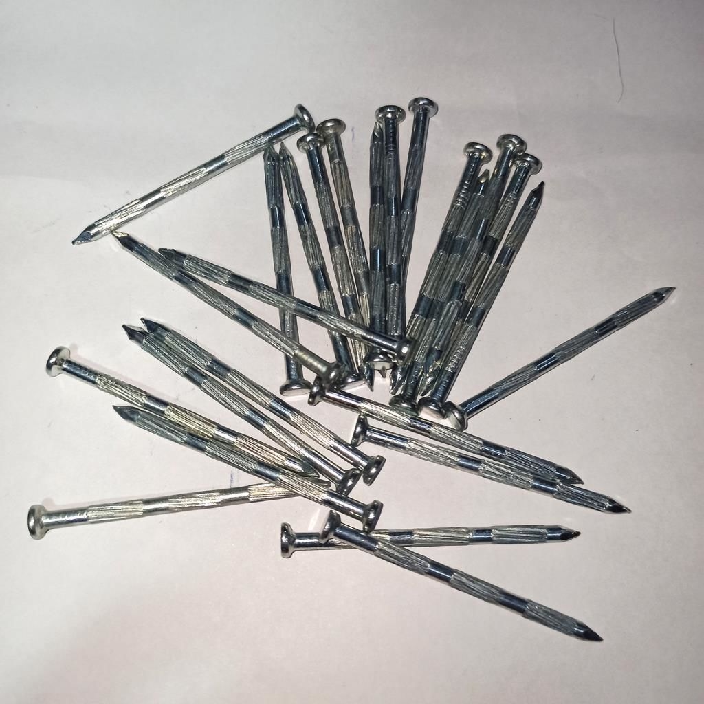 Yamulmayan Süper Kanallı Beton Çivisi 15 Adet 4x60mm Çok Amaçlı Kullanım