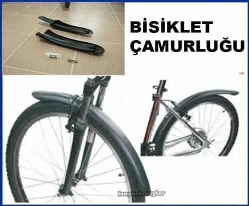 Ön Ve Arka İki Parça Vidalı Bisiklet Çamurluğu