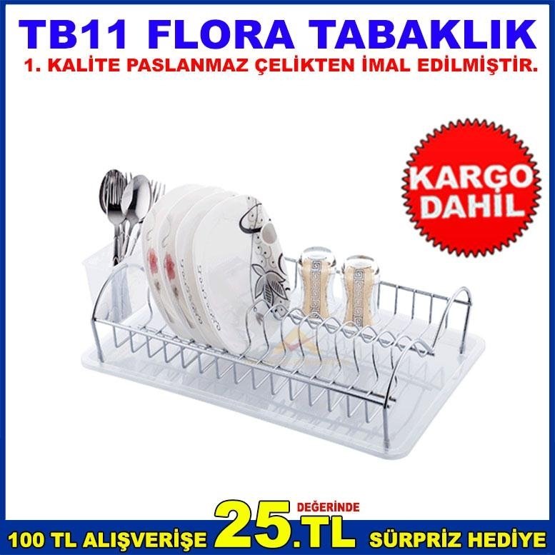TB11 FLORA TABAKLIK KUTULU 1. SINIF PASLANMAZ ÇELİK