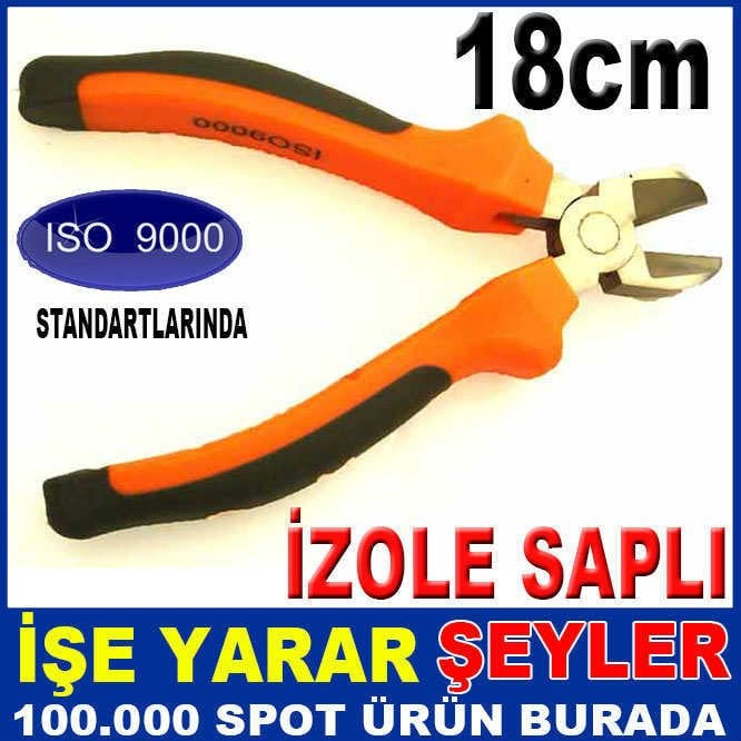 BÜYÜK BOY KAYMAZ İZOLE SAPLI YANKESKİ 18cm