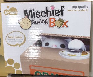 Eğlenceli Yaramaz Kumbara Hırsız Kedi