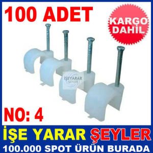 ÇELİK ÇİVİLİ KROŞE GÜVENLİ KABLO MONTAJI NO:4 KD