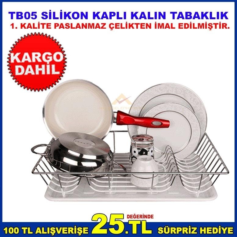 TB05 SİLİKON KAPLI KALIN TABAKLIK KUTULU 1. SINIF PASLANMAZ ÇELİK