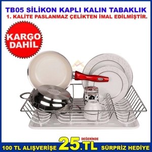 TB05 SİLİKON KAPLI KALIN TABAKLIK KUTULU 1. SINIF PASLANMAZ ÇELİK