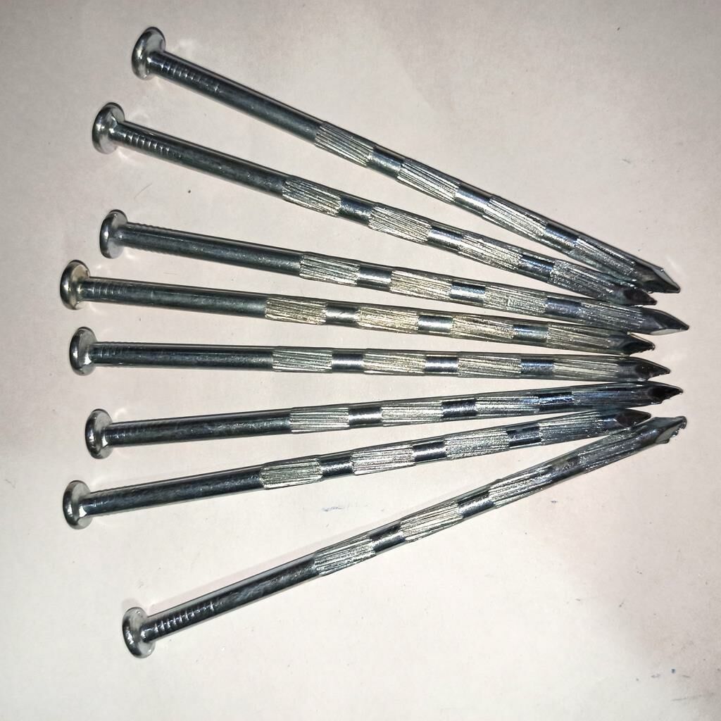 Yamulmayan Süper Kanallı Beton Çivisi 8 Adet 5x100mm Çok Amaçlı Kullanım