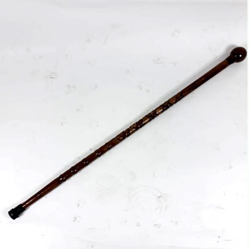 Abdülhamit Bastonu El Yapımı İşlemeli Kaliteli Topuz Baston 95 cm