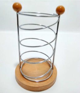 AHŞAP TABANLI PASLANMAZ ÇELİK SET ÜSTÜ KAŞIKLIK