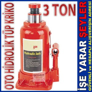 OTO HİDROLİK TÜP KRİKO 3 TON DAYANIKLI ve SAĞLAM