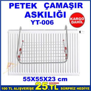 Paslanmaz Katlanabilir Petek Balkon için Çamaşır Askılığı 55x55x23 cm kd
