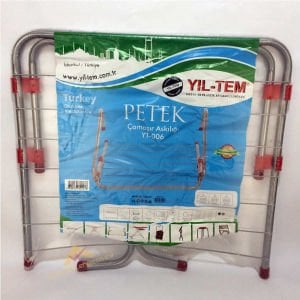 Paslanmaz Katlanabilir Petek Balkon için Çamaşır Askılığı 55x55x23 cm kd