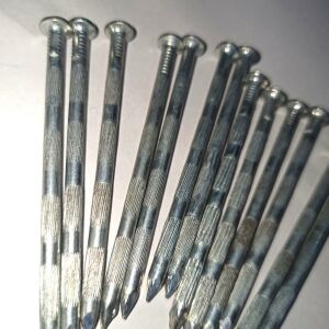 Yamulmayan Süper Kanallı Beton Çivisi 9 Adet 5x80mm Çok Amaçlı Kullanım