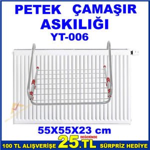 Paslanmaz Katlanabilir Petek Balkon için Çamaşır Askılığı 55x55x23 cm