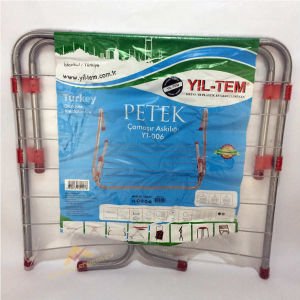 Paslanmaz Katlanabilir Petek Balkon için Çamaşır Askılığı 55x55x23 cm