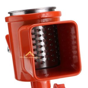 Metal Gövdeli Buğday Hububatları İçin Pürüzsüz Manuel Krank Ceviz,Fındık,Biber,Mısır Değirmeni