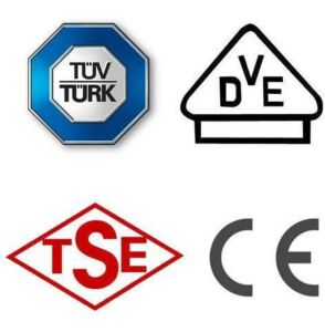 1500+2000W Fırın Rezistansı K002 Ø6.5mm Ci-Ni 36x34cm Kaliteli Orjinal Paslanmaz Türk Malı Resistanz