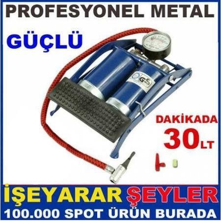 ÇİFT PİSTONLU METAL GÖVDE GÜÇLÜ AYAK POMPASI