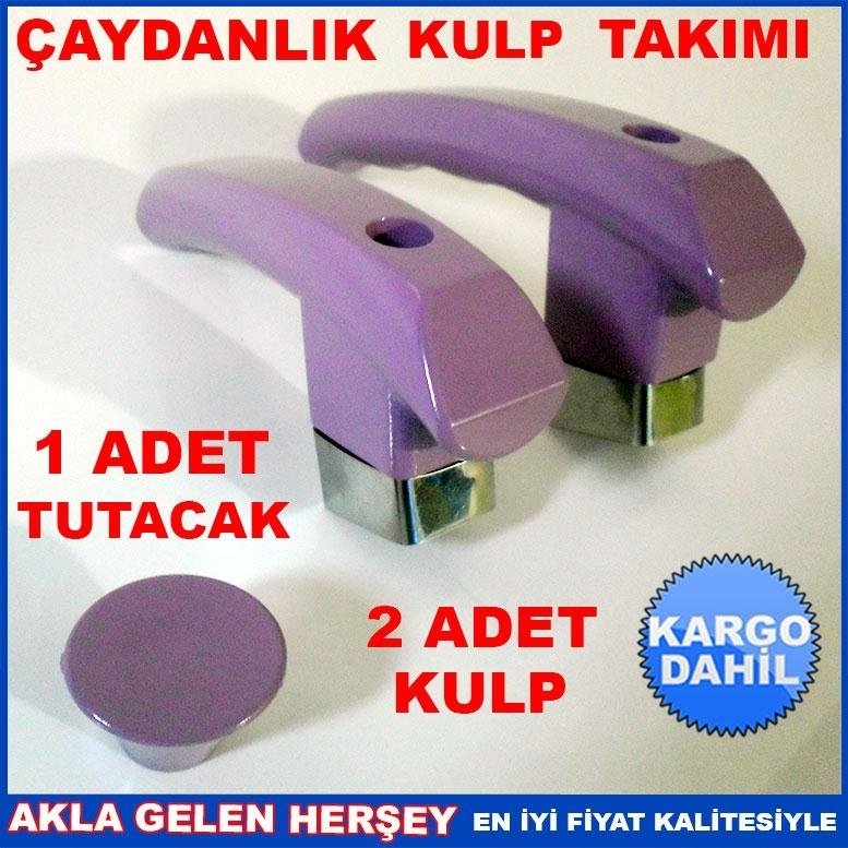MOR RENKLİ ÇAYDANLIK KULP TAKIMI KAPAK TUTACAĞI