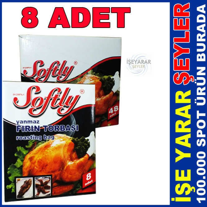 8 ADET ÇOK KULLANIŞLI YANMAZ FIRIN TORBASI