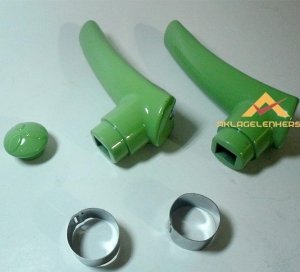 METAL BORDÜRLÜ-AÇIK YEŞİL ÇAYDANLIK KULP TAKIMI KAPAK TUTACAĞI
