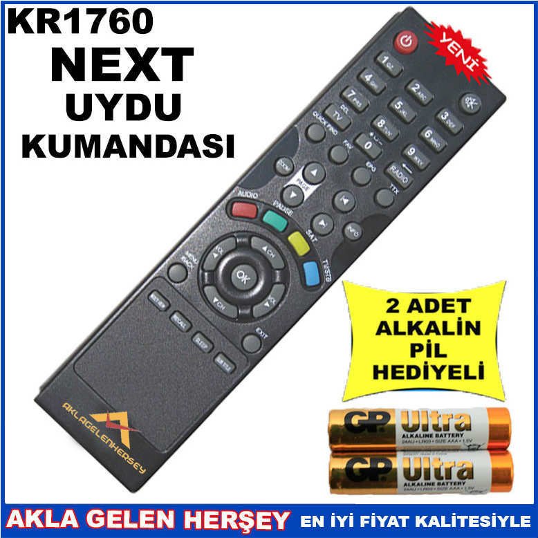 NEXT UYDU CİHAZI Receiver KUMANDASI KR1760