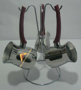 Kargo Dahil BEHAMO 4'LÜ SET LÜX PASLANMAZ ÇELİK CEZVE TAKIMI