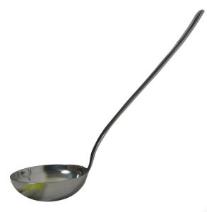 New Trend Süper Lüx Paslanmaz Çelik Kevgir, Kepçe, Servis Çatalı, Servis Kaşığı, Spatula 5Li Set