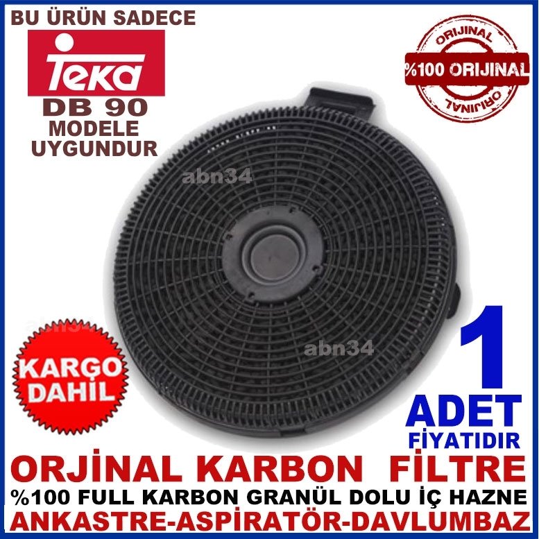 TEKA ANKASTRE DAVLUMBAZ FİLTRESİ DB 90 MODEL FİLTRE-1015