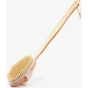 Doğal At Kılı Masaj Özellikli Ahşap Çıkabilen Saplı Banyo Fırçası