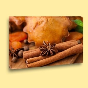 TARÇIN&KURABİYE 7 değişen ölçü ORİJİNAL KANVAS TABLO