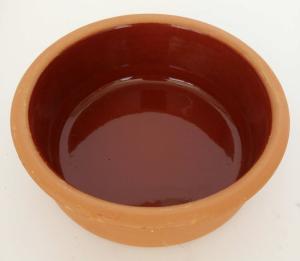 4 ADET BÜYÜK BOY TOPRAK GÜVEÇ KABI, DUBLE PORSİYON YUVARLAK 14cm BÜYÜK GÜVEÇ FIRIN KASESİ