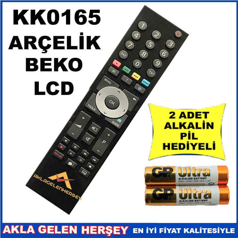 ARÇELİK-BEKO LCD TELEVİZYON KUMANDASI KK0165