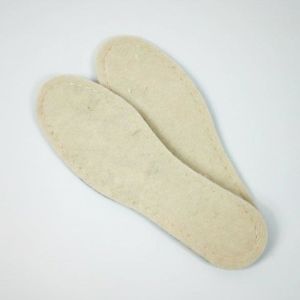 Erkeklere Özel Üretim Doğal Ayakkabı Keçesi Kaymaz Toplanmaz 40