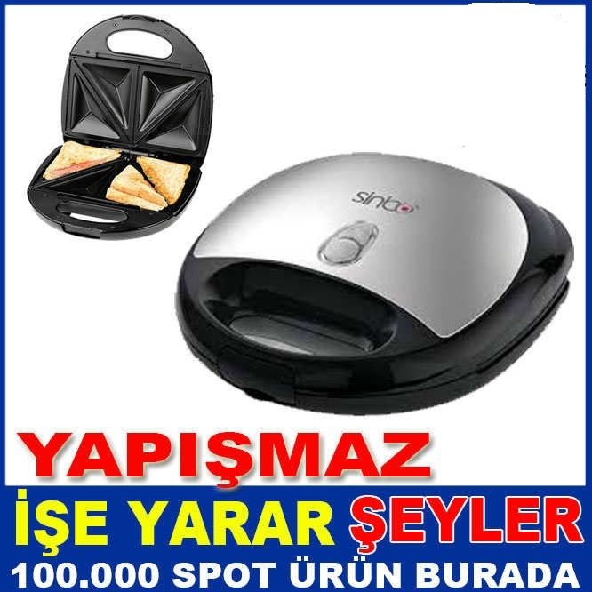 SSM-2517 SİNBO YAPIŞMAZ MİNİ TOST MAKİNESİ