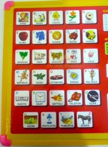 PRENSES ÇİZGİ KAREKTERLİ ÖĞRETİCİ YAZI TAHTASI K