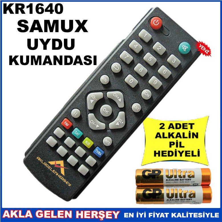 SAMUX UYDU CİHAZI Receiver KUMANDASI KR1640