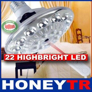 22 LEDLİ UZAKTAN KUMANDALI ŞARJLI LAMBA UFO LAMB