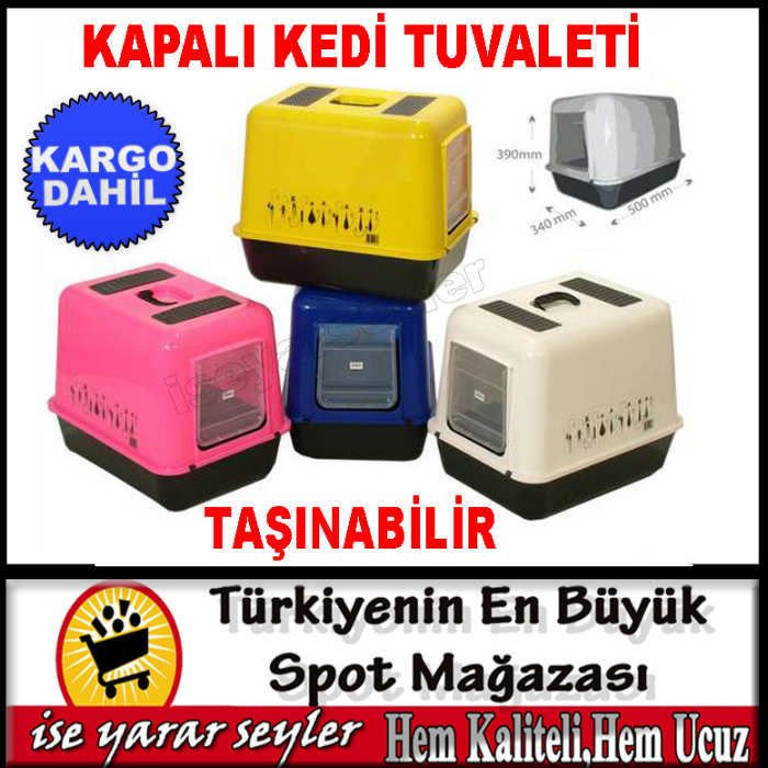 HAVALANDIRMALI KAPALI KÖPEK TUVALETİ KARGO DAHİL