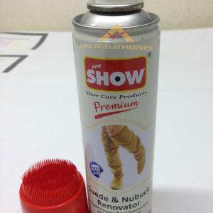 TÜM RENKLERİ İÇİN SÜET BOYASI SU GEÇİRMEZ 250ml SÜET,NUBUK AYAKKABI-ÇANTA-MONT BOYASI SPREY BOYA