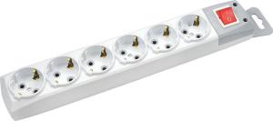 De-Pa Tse Belgeli 6lı Topraklı Anahtar Grup Priz Ups 2 Metre Kablolu