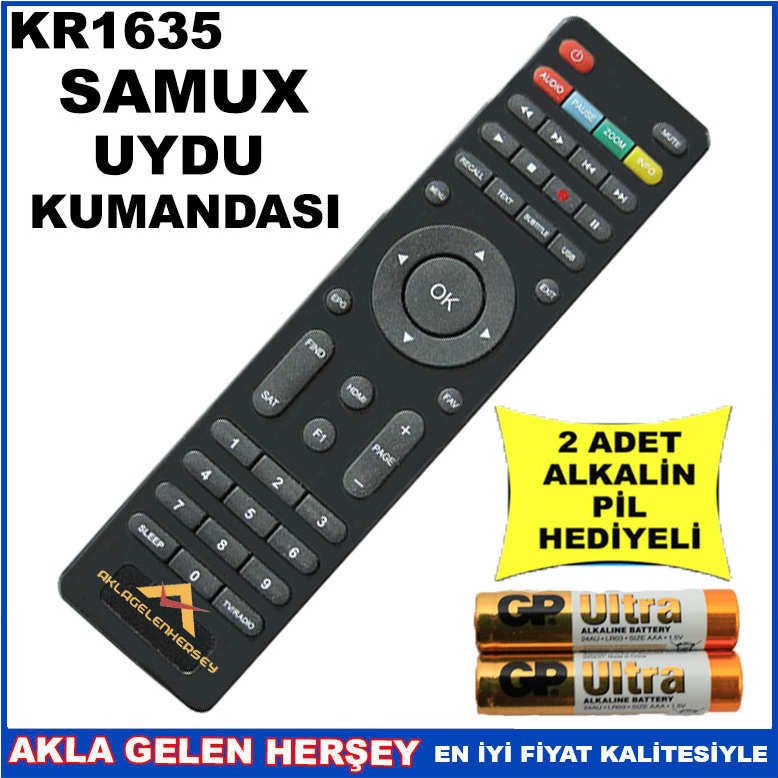 SAMUX UYDU CİHAZI Receiver KUMANDASI KR1635
