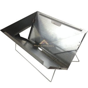 Katlanır Laptop Izgara Paslanmaz Krom Ayaklı ve Galvanis Kaplama Saclı Mangal Keyfi 46x27cm