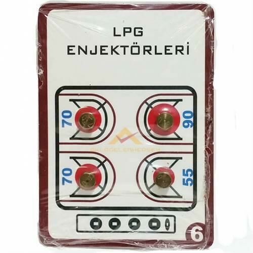 Tüpgazlı ocağı Doğalgazlı ocağa çevirmek için pirinç metal 4 adet DOĞALGAZ dönüşüm enjektör memesi DOĞALG