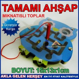 Ücretsiz Kargo    ÇOCUKLAR İÇİN AHŞAP MAGNETİK BAYKUŞ LABİRENT