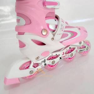 Koruma Setli Işıklı Teker Ayarlı Paten Pe-L-3942i