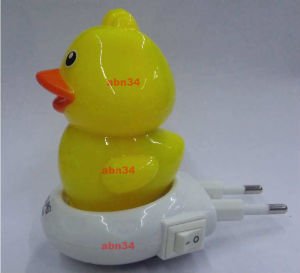 Civciv Model Açma Kapama Anahtarlı Prize Takılan Soft Işık Sarfiyatsız Led Çocuk Odası Gece Lambası