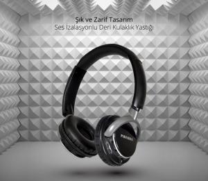 Pirhana Run Earphone FM-Aux - Micro SD Medya Oynatıcılı Kulaklık Süper Bas ve Farklı Ekolayzır Modlu