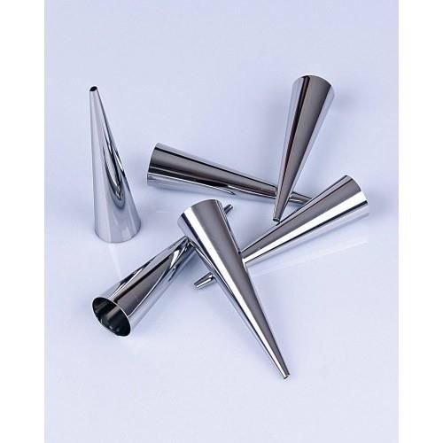 6'lı Paket Paslanmaz Çelik Kullanımı Kolay Korne Kalıbı ve Hamur Şekillendirici