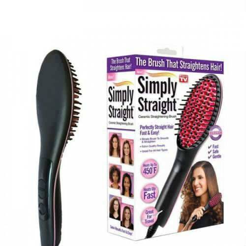 Seramik Başlıklı LCD Ekranlı Elektrikli Saç Düzleştirici Tarağı Isı Dereceli Düzleştirici Tarak