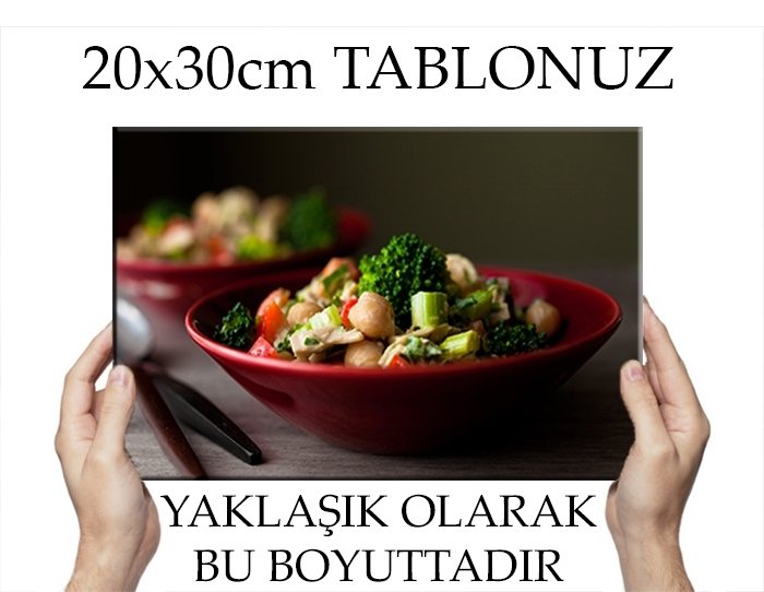 TABAKTA SAĞLIK 7 değişen ölçü ORİJİNAL KANVAS TABLO