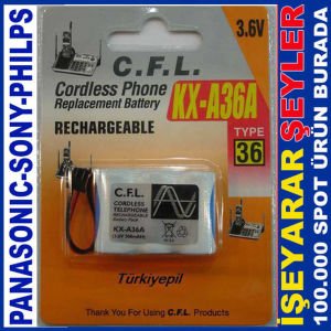 CFL KX-A36A 3.6V ŞARJLI TELSİZ TELEFON PİLİ
